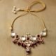 Handcrafted Ruby Kundan Bridal Necklace Set with Pearl Embellishments